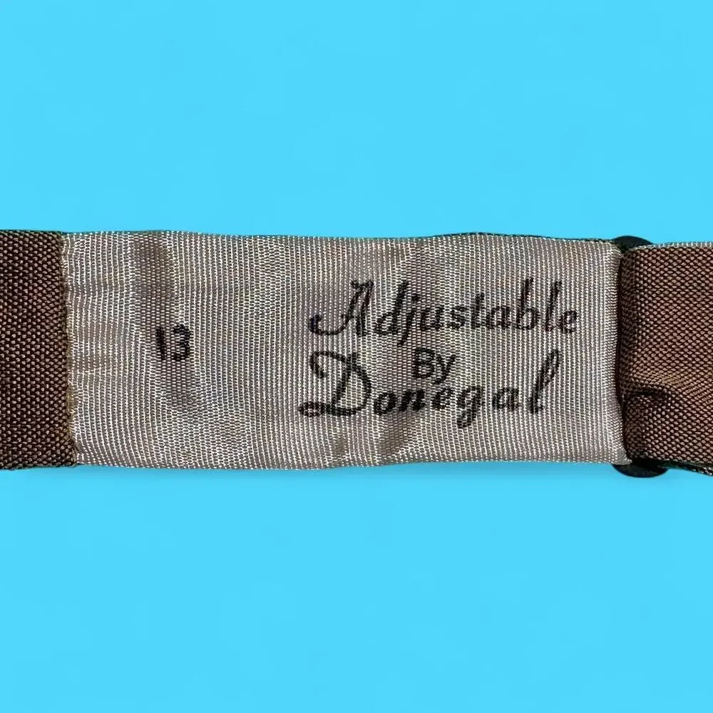 40s Donegal silk khaki women’s service uniform crossover tie